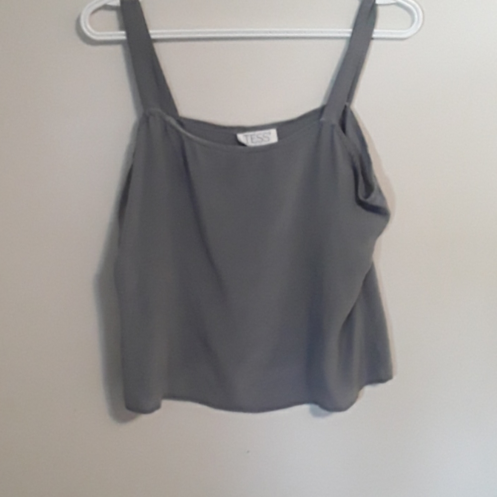 Grey crop top